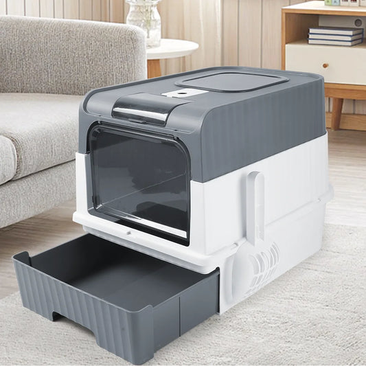 Enclosed Drawer Type  Cat Litter Box