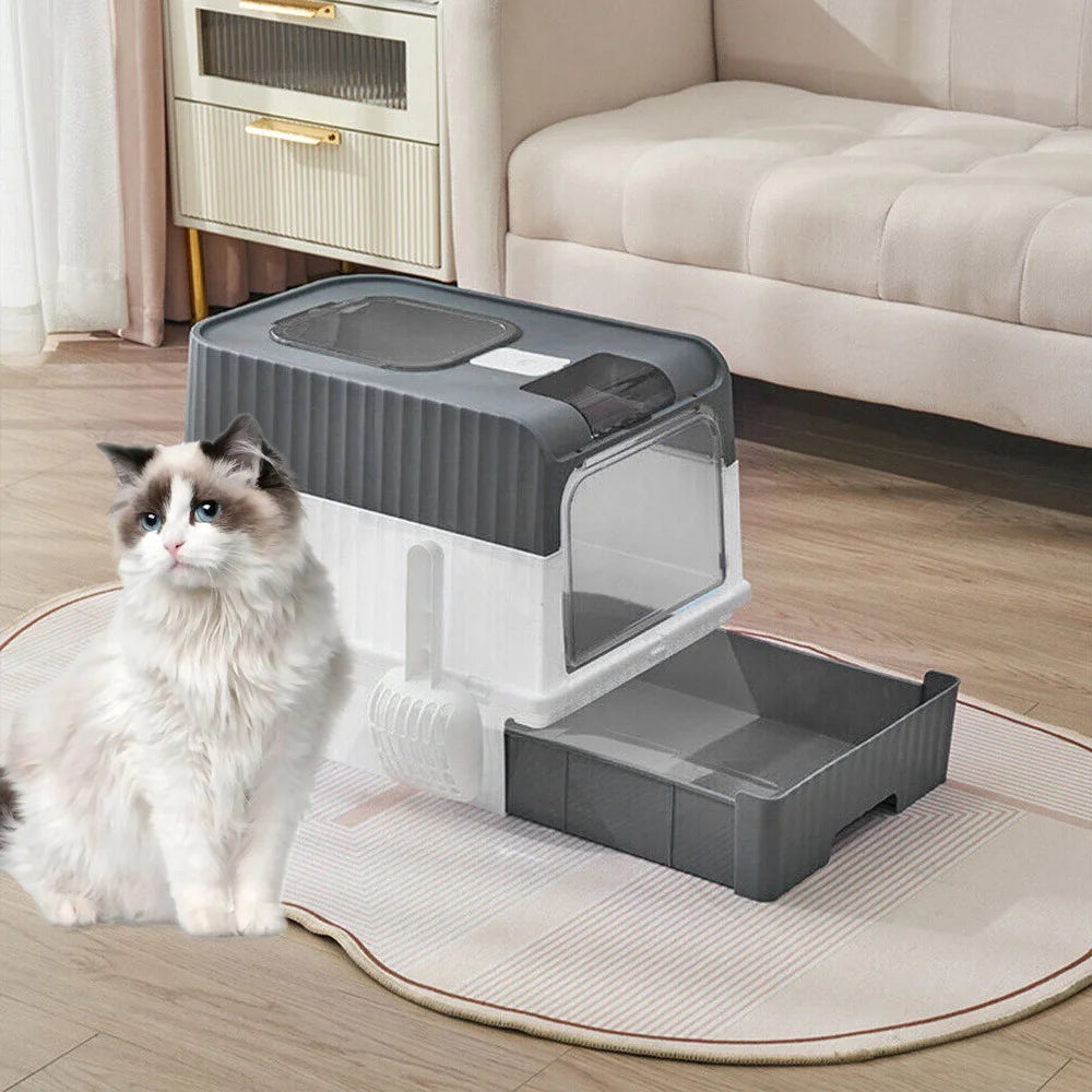 Enclosed Drawer Type  Cat Litter Box