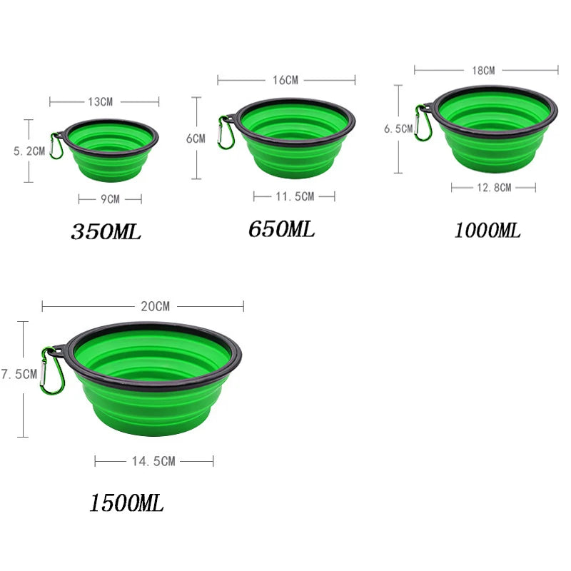 Collapsible Travel Pet Bowl
