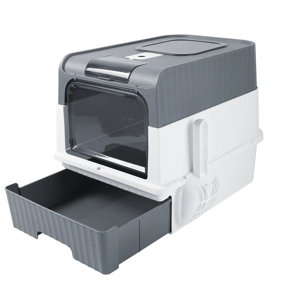 Enclosed Drawer Type  Cat Litter Box