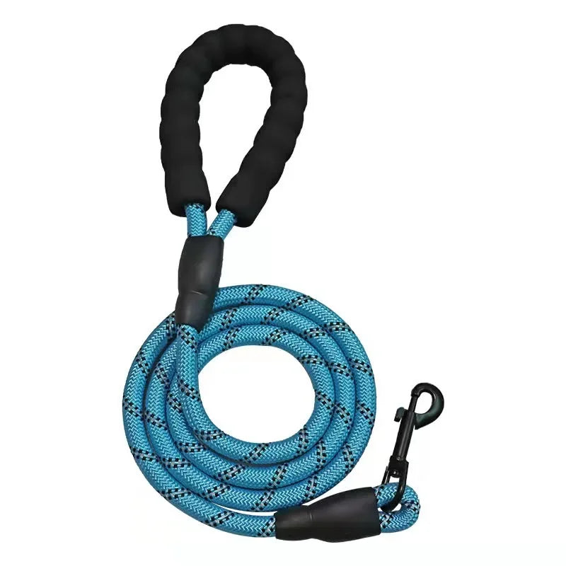 Padded-Handle Reflective Dog Leash