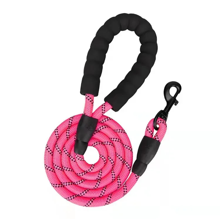 Padded-Handle Reflective Dog Leash