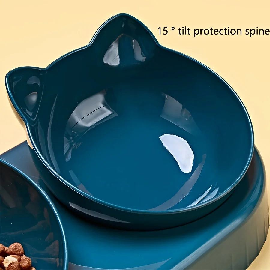 Automatic Water Dispenser & Food Bowl for Cats