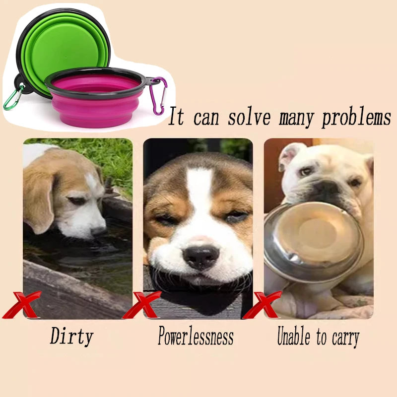 Collapsible Travel Pet Bowl