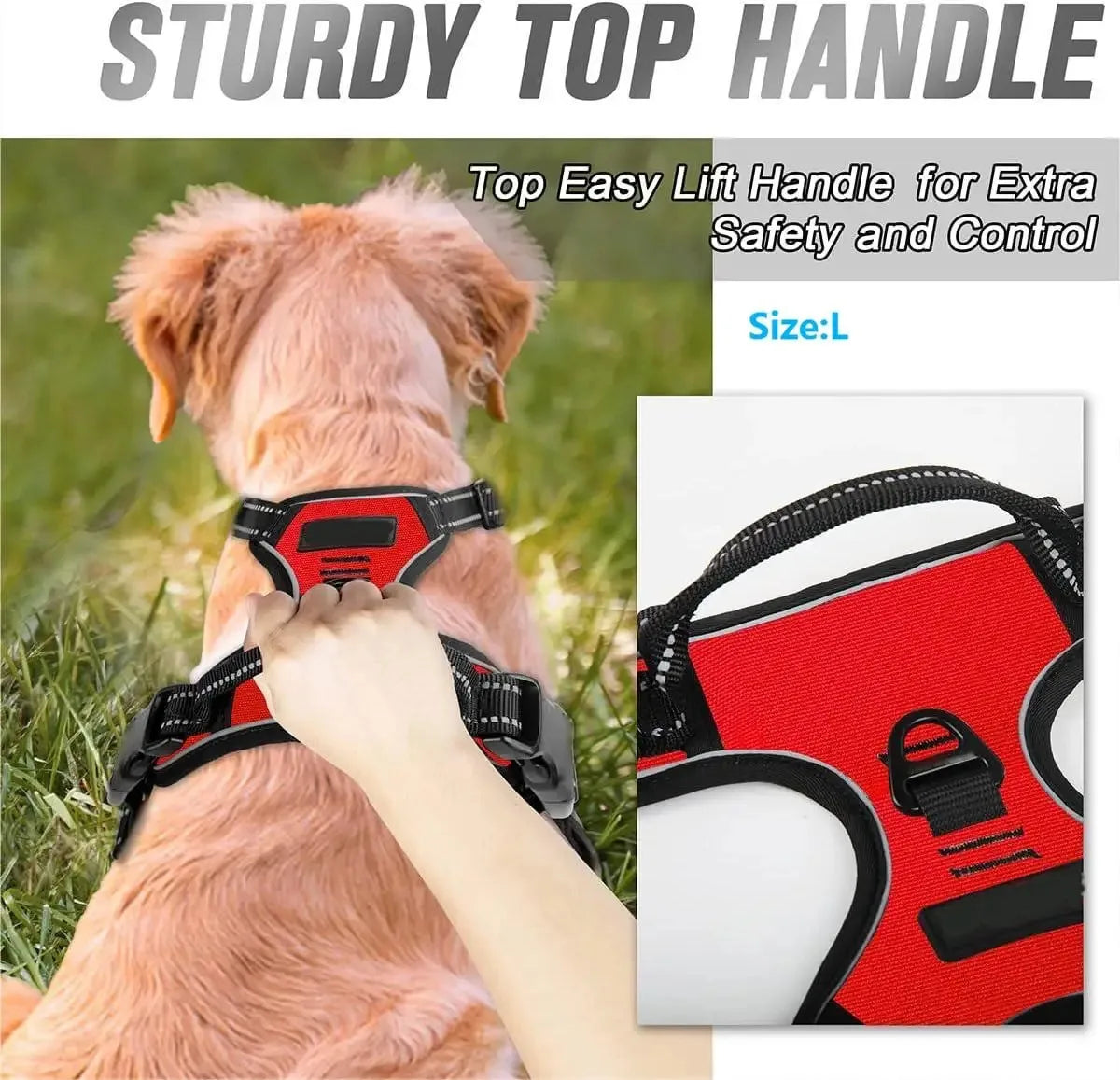 No-Pull Reflective Dog Harness